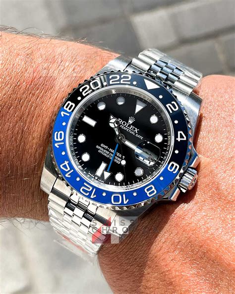 has the rolex gmt batman been discontinued|rolex gmt master 2 review.